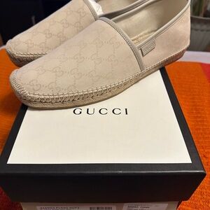 Gucci Espadrille with Logo Pattern